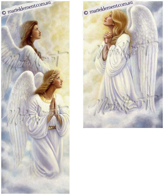 Marie Klement Artist Angels in Heaven