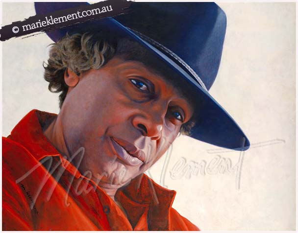 Ernie Dingo Painting